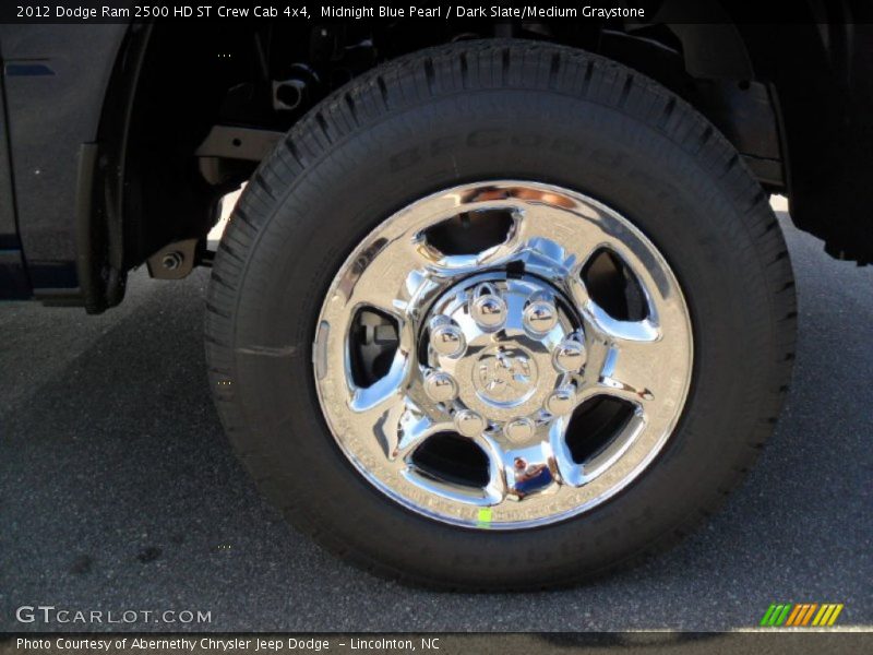 Midnight Blue Pearl / Dark Slate/Medium Graystone 2012 Dodge Ram 2500 HD ST Crew Cab 4x4