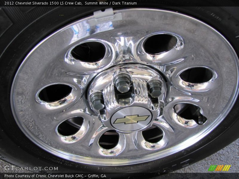 Summit White / Dark Titanium 2012 Chevrolet Silverado 1500 LS Crew Cab