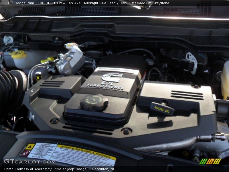 Midnight Blue Pearl / Dark Slate/Medium Graystone 2012 Dodge Ram 2500 HD ST Crew Cab 4x4