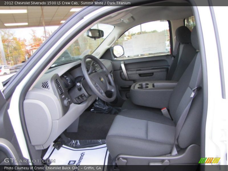 Summit White / Dark Titanium 2012 Chevrolet Silverado 1500 LS Crew Cab