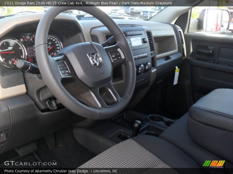 Midnight Blue Pearl / Dark Slate/Medium Graystone 2012 Dodge Ram 2500 HD ST Crew Cab 4x4