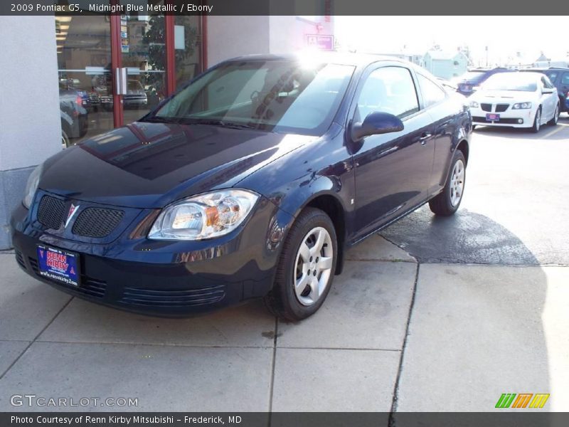 Midnight Blue Metallic / Ebony 2009 Pontiac G5