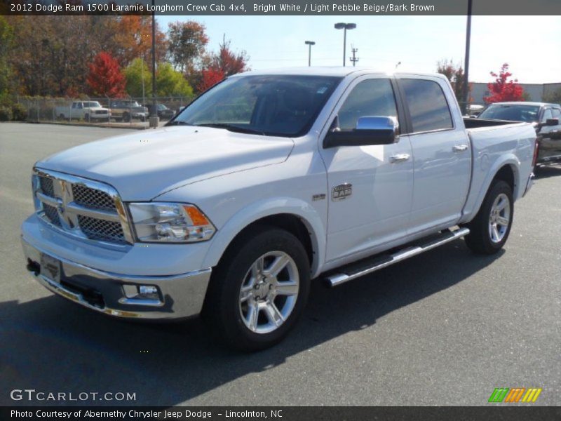  2012 Ram 1500 Laramie Longhorn Crew Cab 4x4 Bright White