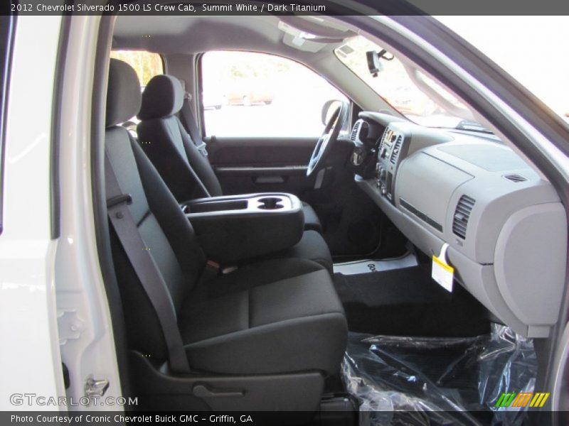 Summit White / Dark Titanium 2012 Chevrolet Silverado 1500 LS Crew Cab
