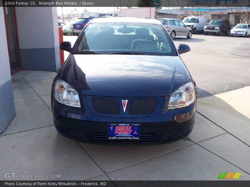 Midnight Blue Metallic / Ebony 2009 Pontiac G5