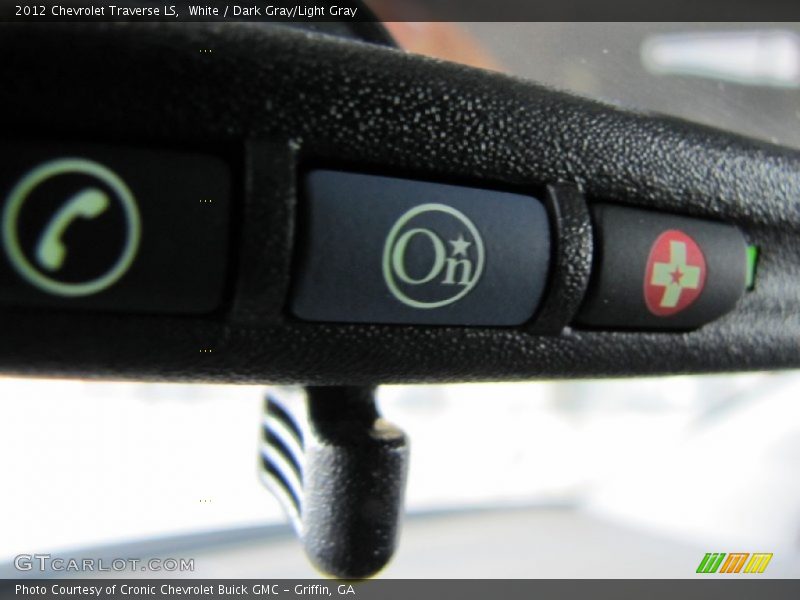 White / Dark Gray/Light Gray 2012 Chevrolet Traverse LS