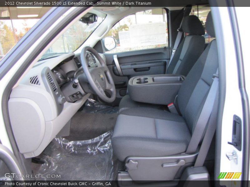  2012 Silverado 1500 LS Extended Cab Dark Titanium Interior