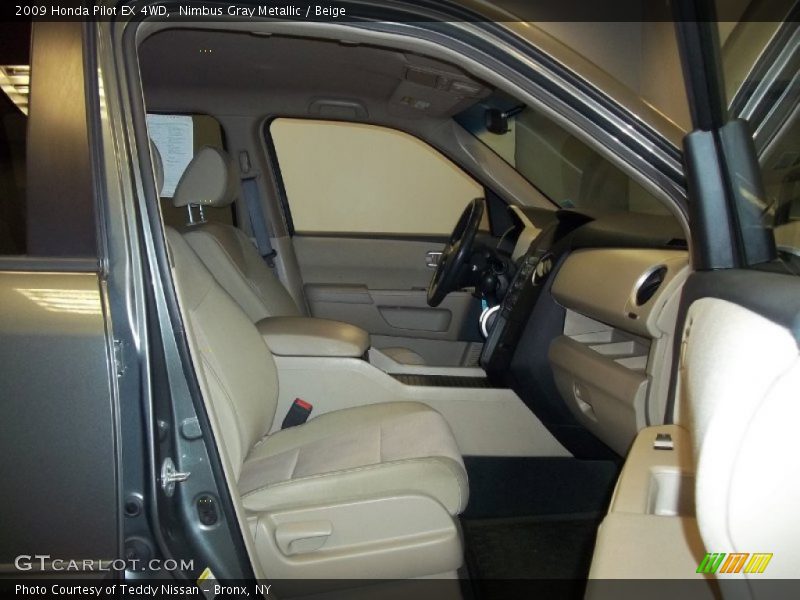 Nimbus Gray Metallic / Beige 2009 Honda Pilot EX 4WD