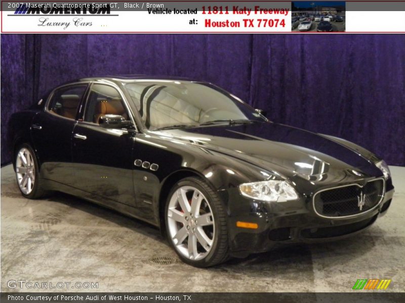 Black / Brown 2007 Maserati Quattroporte Sport GT