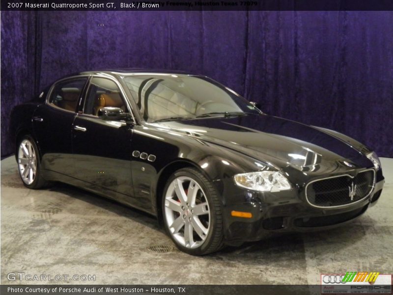 Black / Brown 2007 Maserati Quattroporte Sport GT