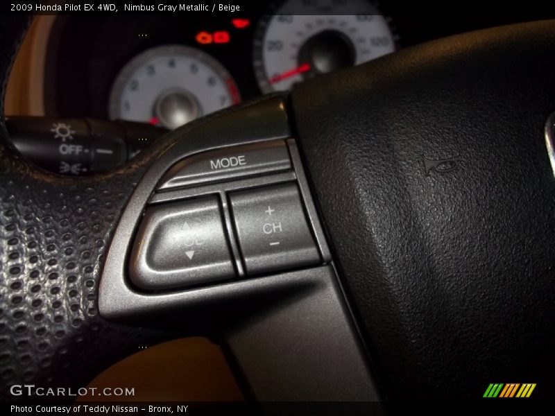 Nimbus Gray Metallic / Beige 2009 Honda Pilot EX 4WD