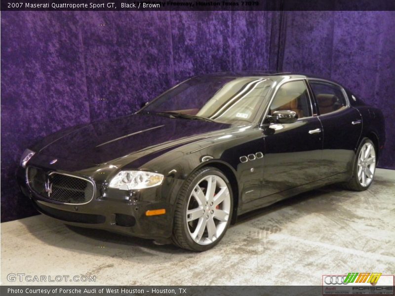 Black / Brown 2007 Maserati Quattroporte Sport GT