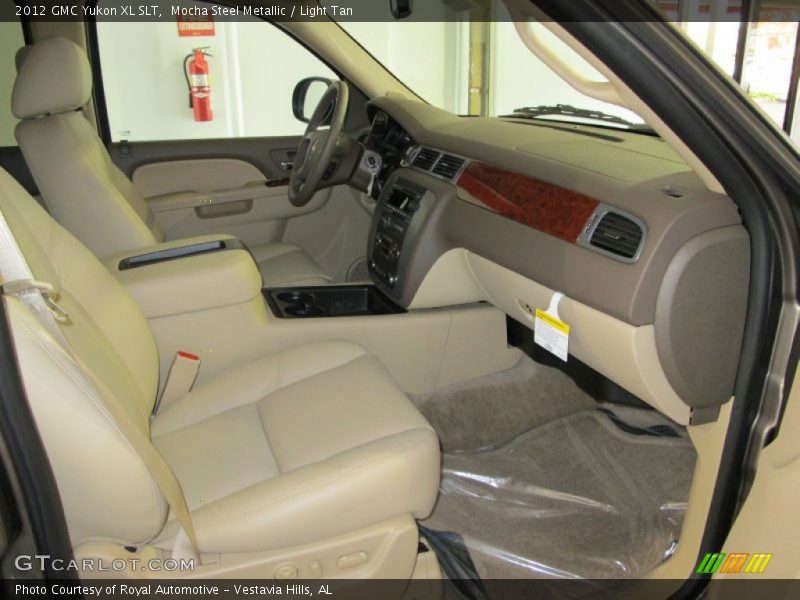 Mocha Steel Metallic / Light Tan 2012 GMC Yukon XL SLT