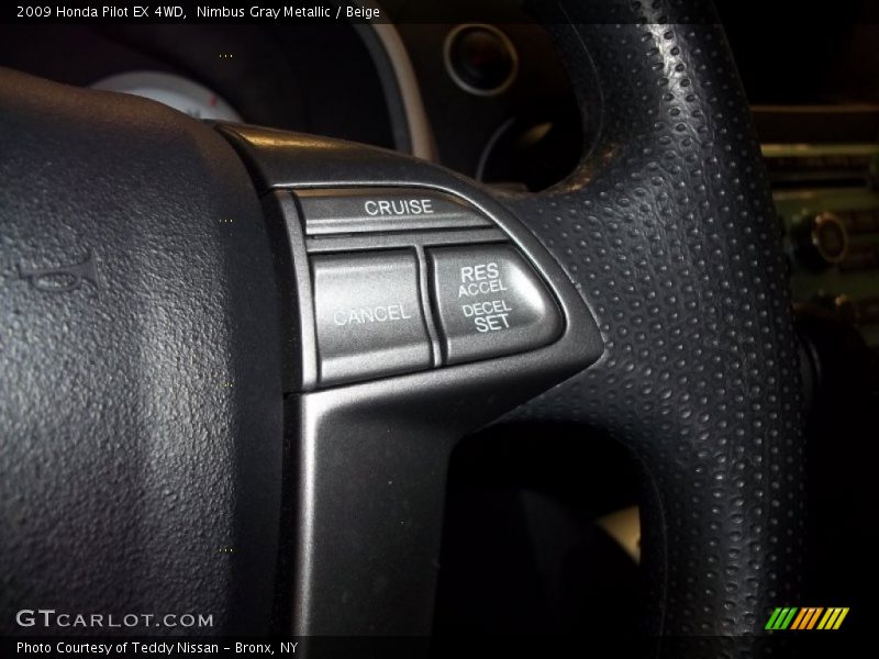 Nimbus Gray Metallic / Beige 2009 Honda Pilot EX 4WD