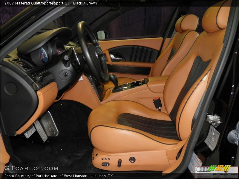 Black / Brown 2007 Maserati Quattroporte Sport GT