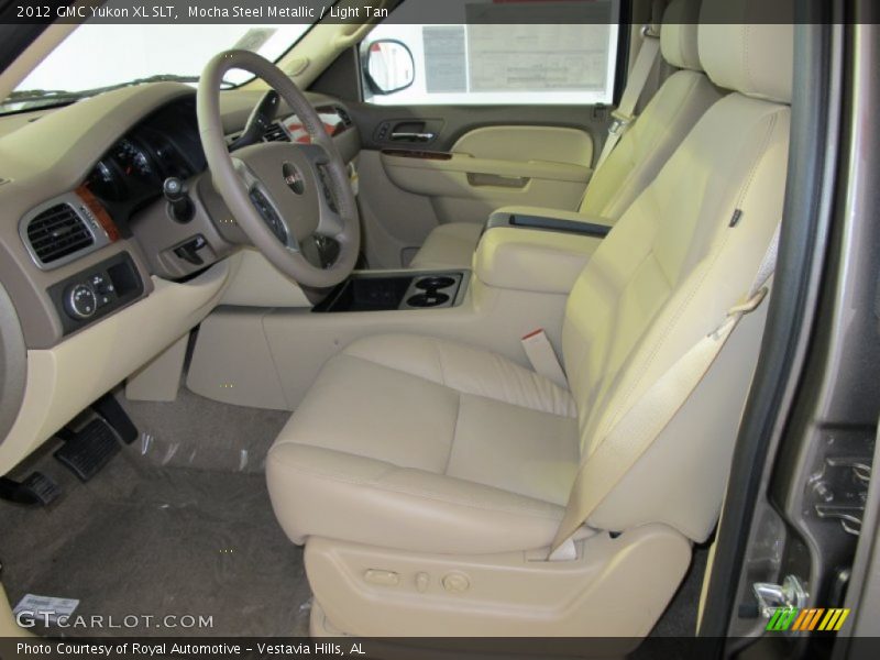 Mocha Steel Metallic / Light Tan 2012 GMC Yukon XL SLT