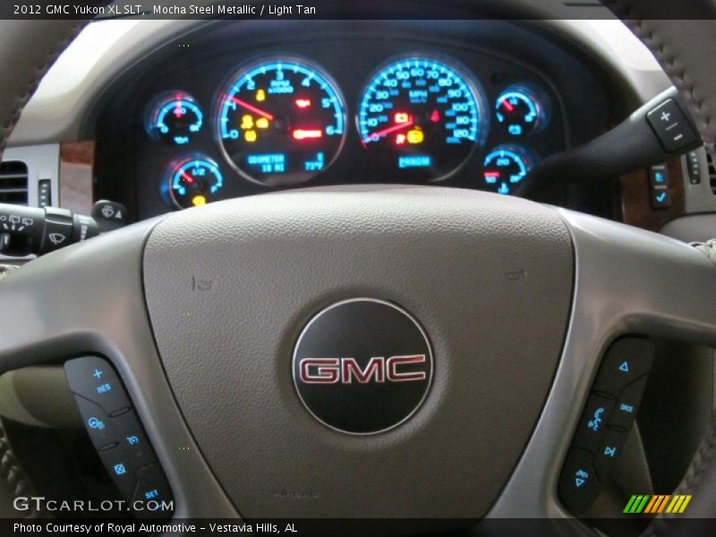 Mocha Steel Metallic / Light Tan 2012 GMC Yukon XL SLT