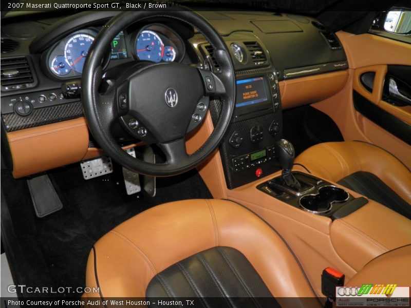 Black / Brown 2007 Maserati Quattroporte Sport GT