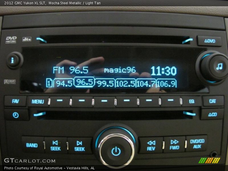 Mocha Steel Metallic / Light Tan 2012 GMC Yukon XL SLT