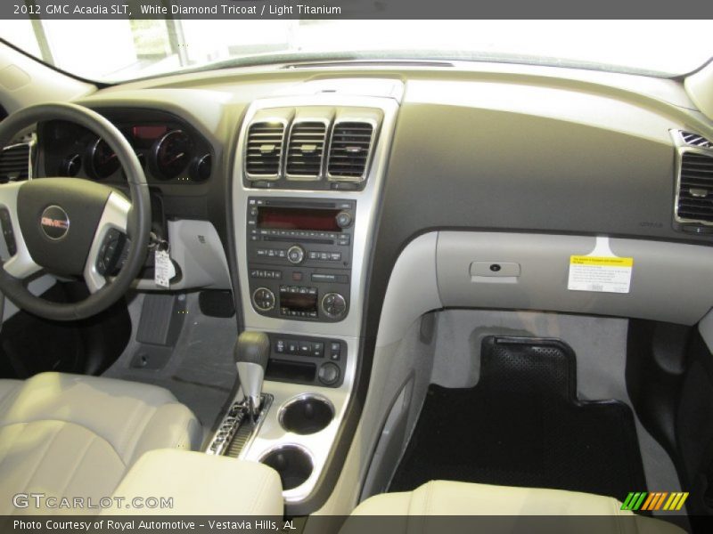 White Diamond Tricoat / Light Titanium 2012 GMC Acadia SLT