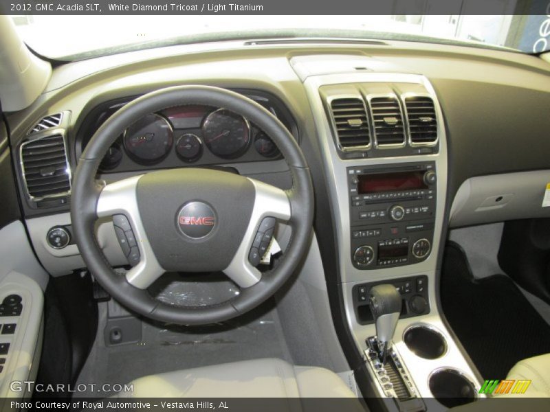 White Diamond Tricoat / Light Titanium 2012 GMC Acadia SLT