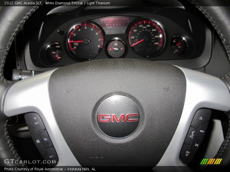 White Diamond Tricoat / Light Titanium 2012 GMC Acadia SLT