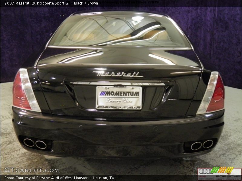 Black / Brown 2007 Maserati Quattroporte Sport GT