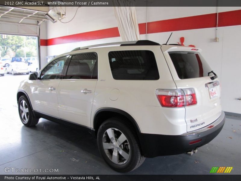 White Diamond Tricoat / Cashmere 2012 GMC Acadia SLT