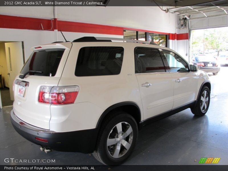 White Diamond Tricoat / Cashmere 2012 GMC Acadia SLT