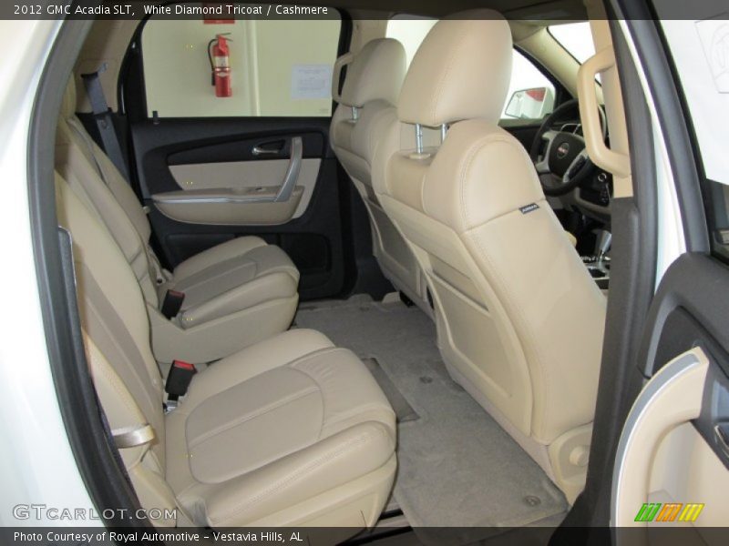 White Diamond Tricoat / Cashmere 2012 GMC Acadia SLT