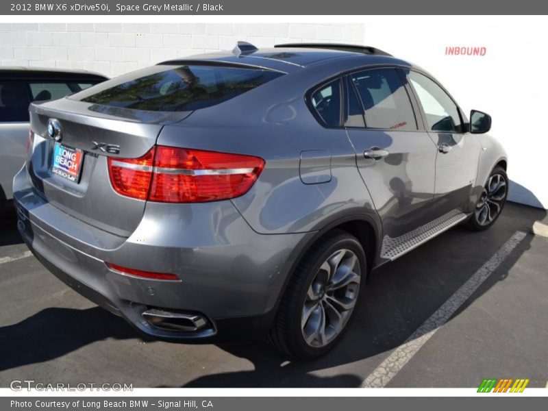 Space Grey Metallic / Black 2012 BMW X6 xDrive50i