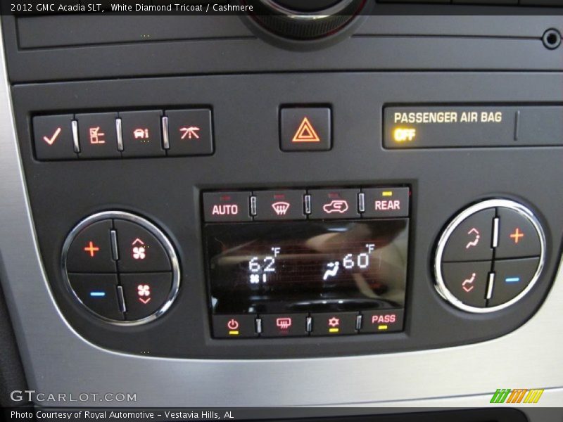 White Diamond Tricoat / Cashmere 2012 GMC Acadia SLT