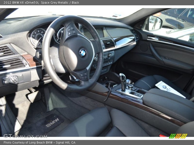Space Grey Metallic / Black 2012 BMW X6 xDrive50i