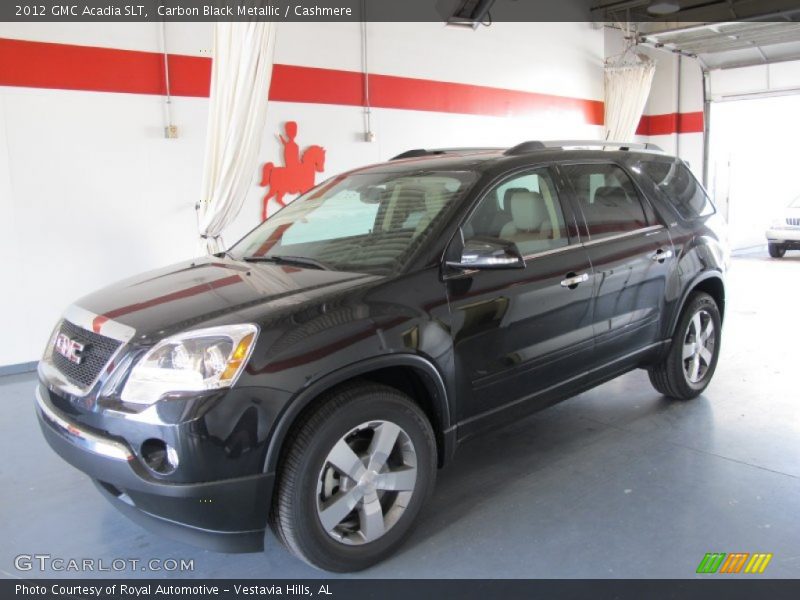 Carbon Black Metallic / Cashmere 2012 GMC Acadia SLT