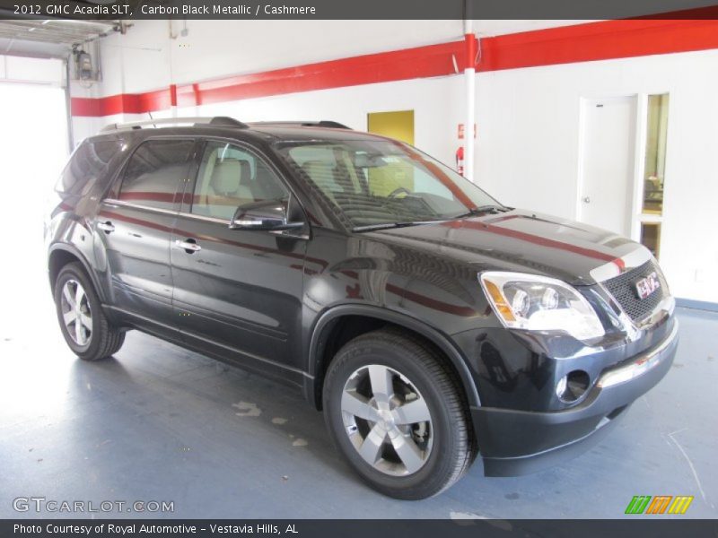 Carbon Black Metallic / Cashmere 2012 GMC Acadia SLT