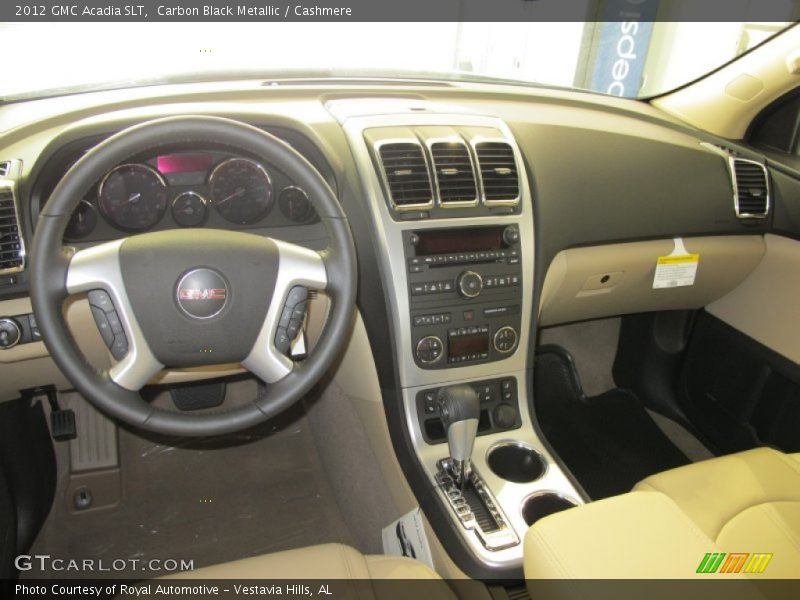Carbon Black Metallic / Cashmere 2012 GMC Acadia SLT