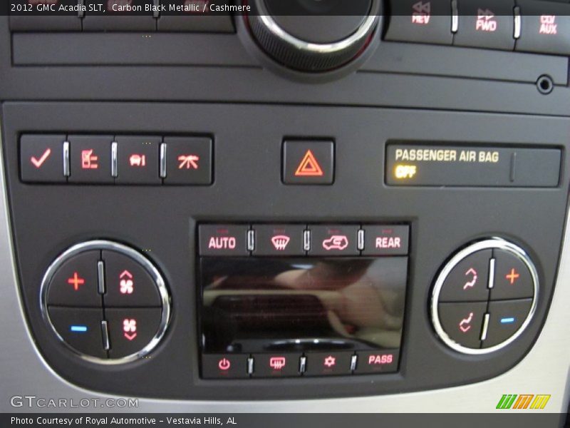 Carbon Black Metallic / Cashmere 2012 GMC Acadia SLT