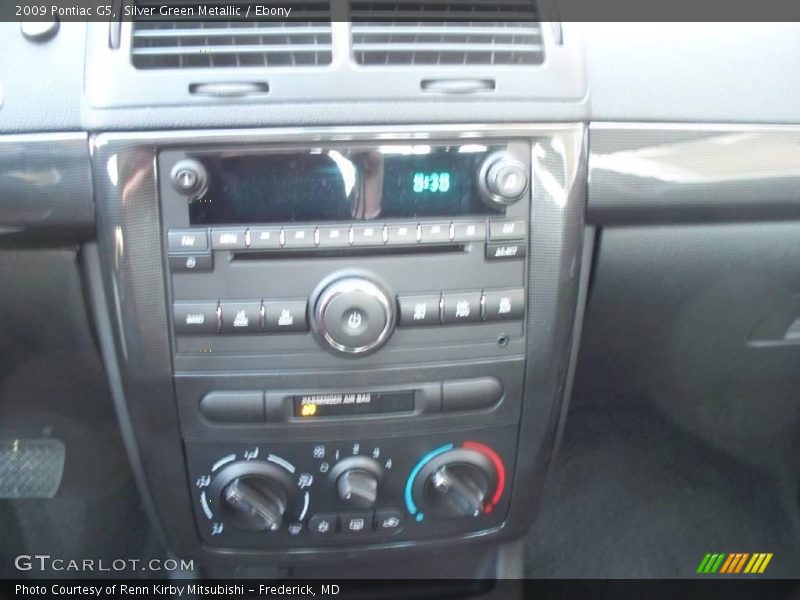 Silver Green Metallic / Ebony 2009 Pontiac G5