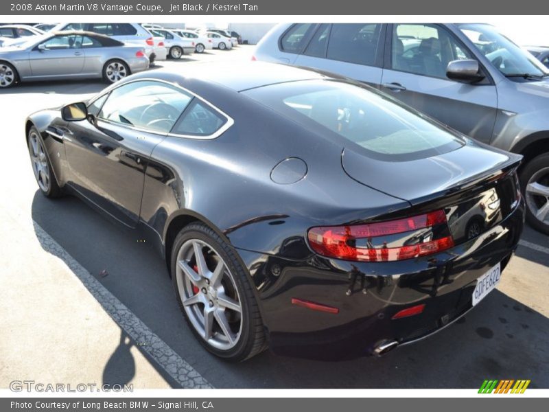 Jet Black / Kestrel Tan 2008 Aston Martin V8 Vantage Coupe