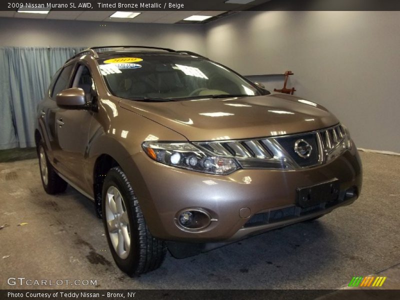 Tinted Bronze Metallic / Beige 2009 Nissan Murano SL AWD