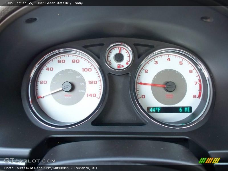 Silver Green Metallic / Ebony 2009 Pontiac G5