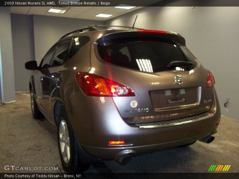 Tinted Bronze Metallic / Beige 2009 Nissan Murano SL AWD