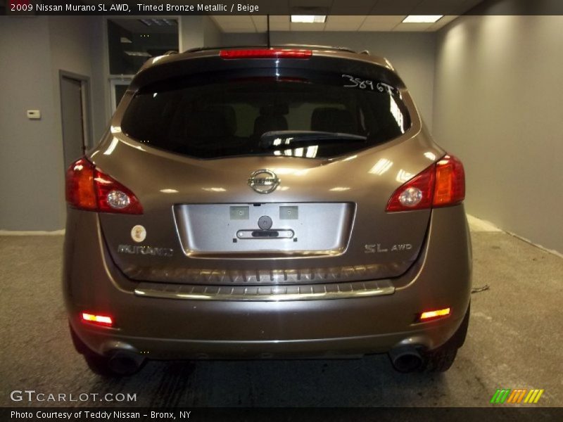 Tinted Bronze Metallic / Beige 2009 Nissan Murano SL AWD