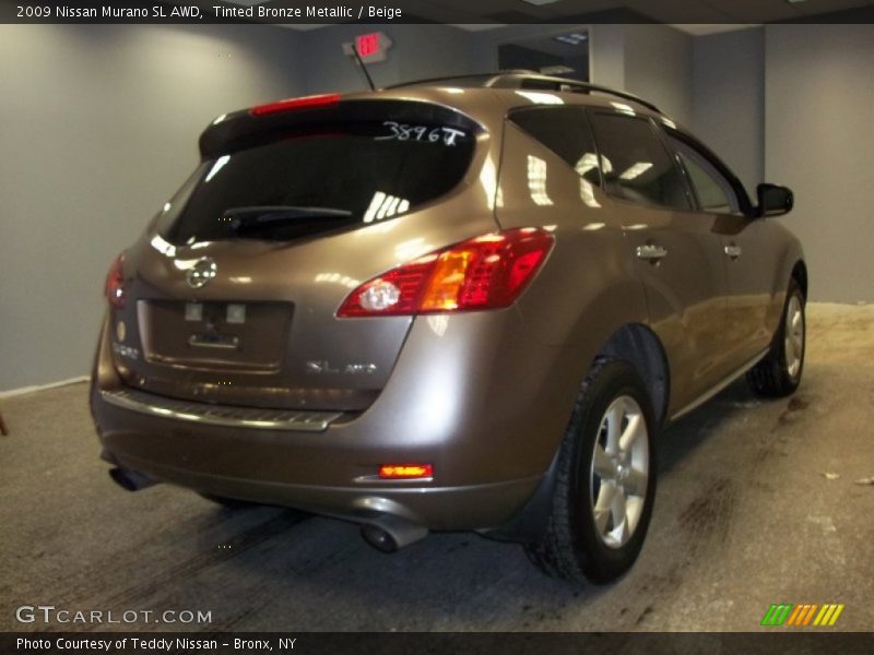 Tinted Bronze Metallic / Beige 2009 Nissan Murano SL AWD