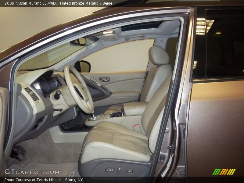 Tinted Bronze Metallic / Beige 2009 Nissan Murano SL AWD