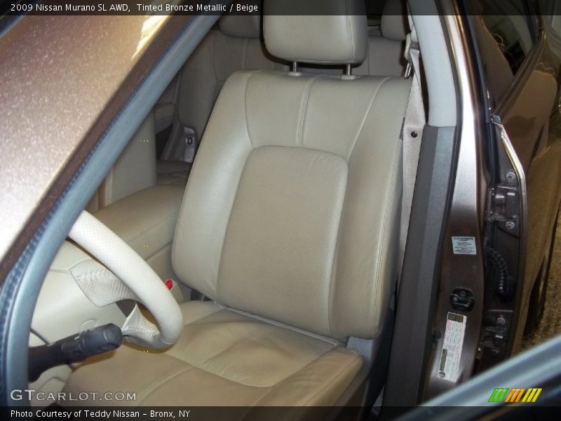 Tinted Bronze Metallic / Beige 2009 Nissan Murano SL AWD