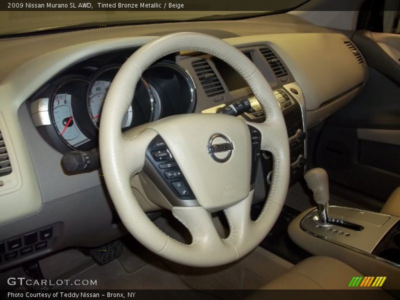Tinted Bronze Metallic / Beige 2009 Nissan Murano SL AWD