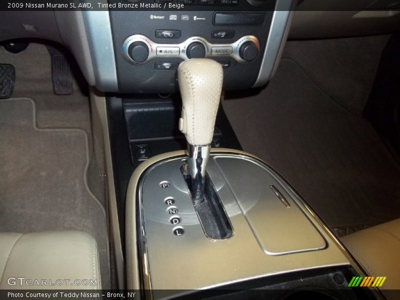 Tinted Bronze Metallic / Beige 2009 Nissan Murano SL AWD