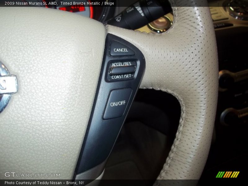 Tinted Bronze Metallic / Beige 2009 Nissan Murano SL AWD