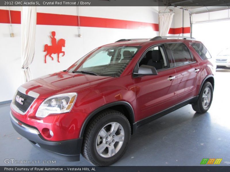 Crystal Red Tintcoat / Ebony 2012 GMC Acadia SL
